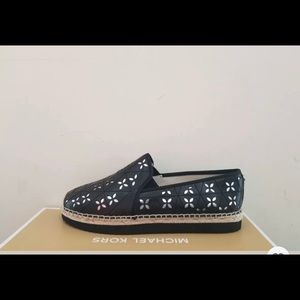 Michael Kors Blue slip on espadrilles!